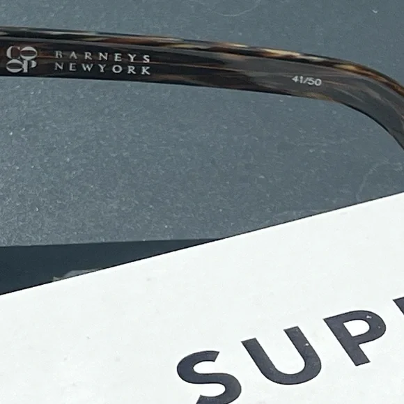 Super X Barney’s New York limited edition sunglasses.